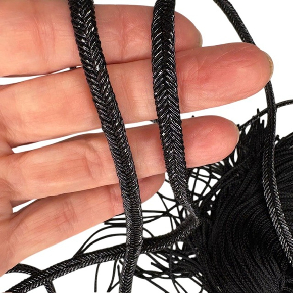 SHARIF Small Black & Taupe Floral Crossbody Evening Bag - Picture 5 of 6